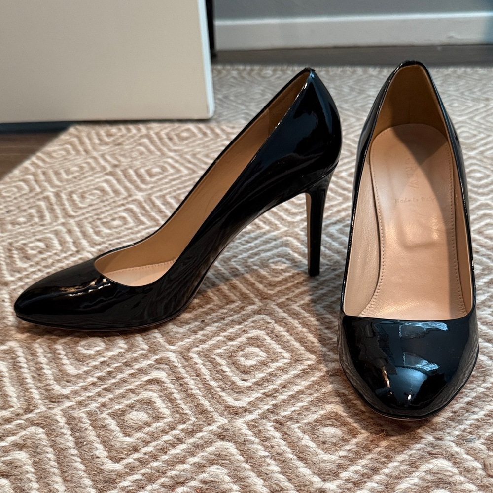 JCrew Black Patent Leather Women's Pumps